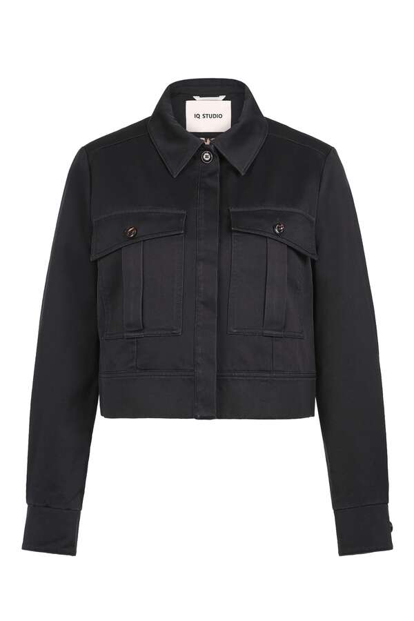 Boxy Jacket aus Baumwolle 