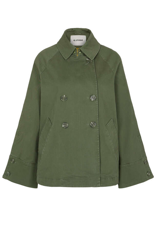 Trenchjacke aus Baumwolle