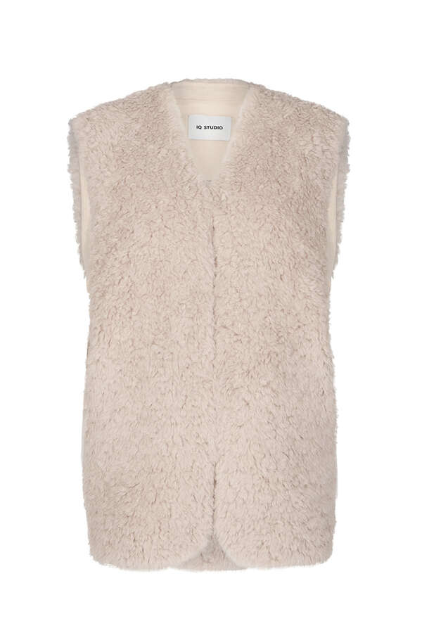 Fake Fur Long Weste