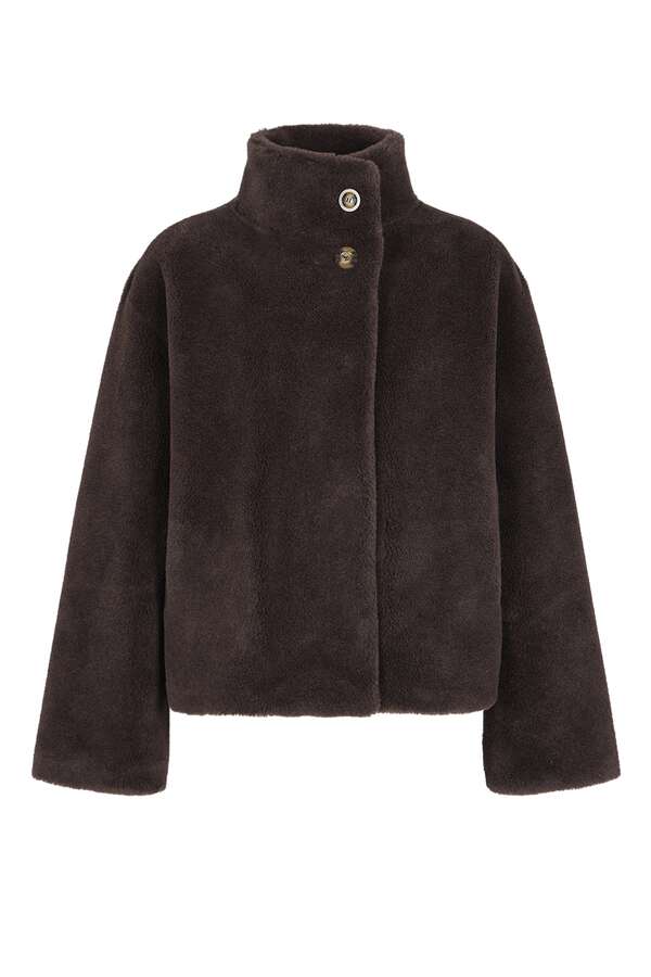 Jacke aus Teddyfell