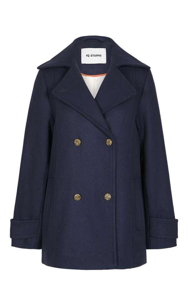 Long Cabanjacke mit Wolle